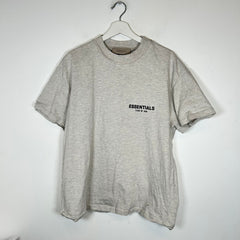 Essentials Grey Logo T-shirt Size S