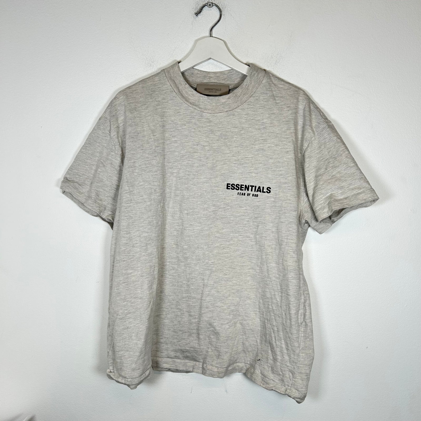 Essentials Grey Logo T-shirt Size S