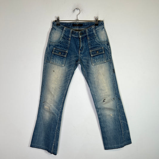 Undercover SS06 'Chuuut' Klaus Denim Cargo Jeans Size 1