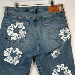 Denim Tears Light Wash Wreath Jeans Size 36