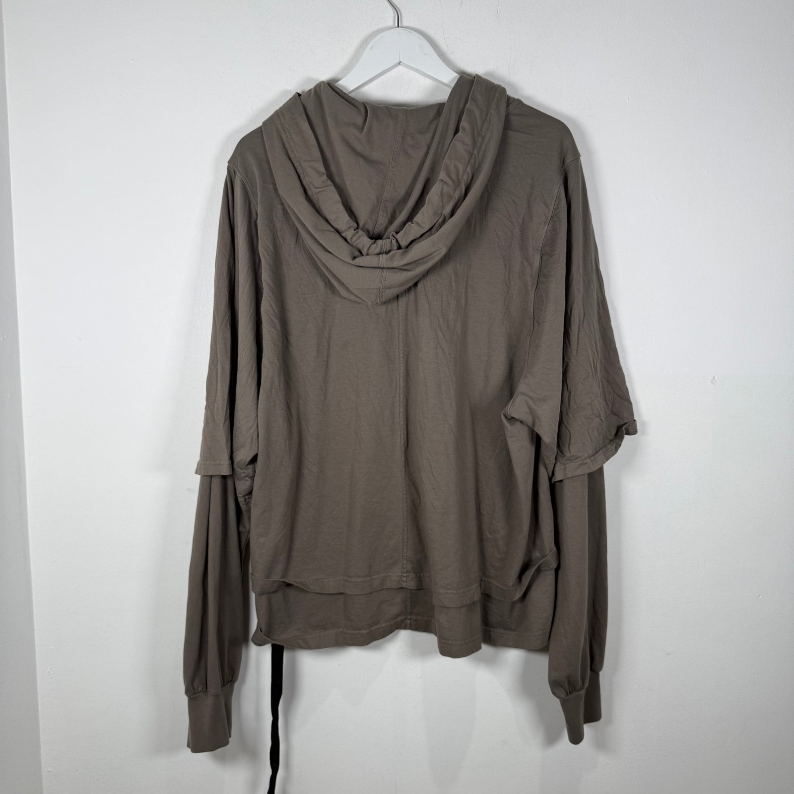 Rick Owens Thin Layered  Dust Hoodie Size XL