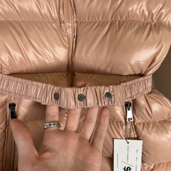 Moncler Rhin Rose Pink Down Jacket Size 0