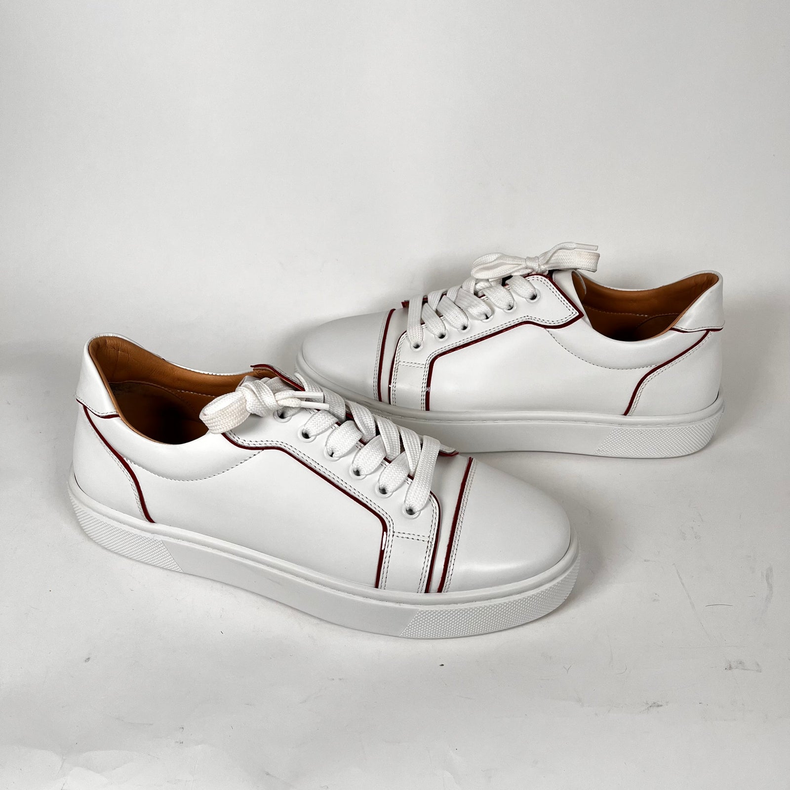 Christian Louboutin White Low Top Sneaker Size 40