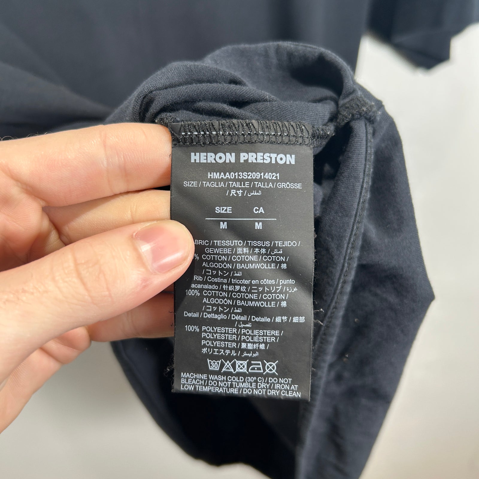 Heron Preston Geese Logo T-Shirt Size M