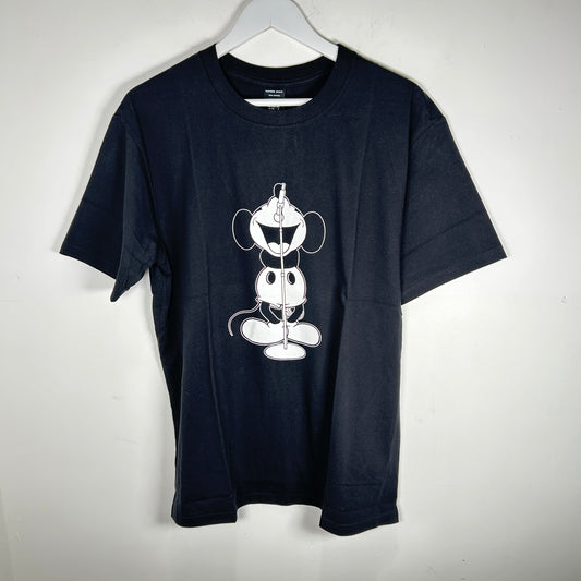 Number (N)ine Black Mickey Microphone T-Shirt Size 4