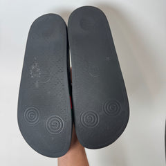 Gucci Black Web Stripe Slides Size GG 9