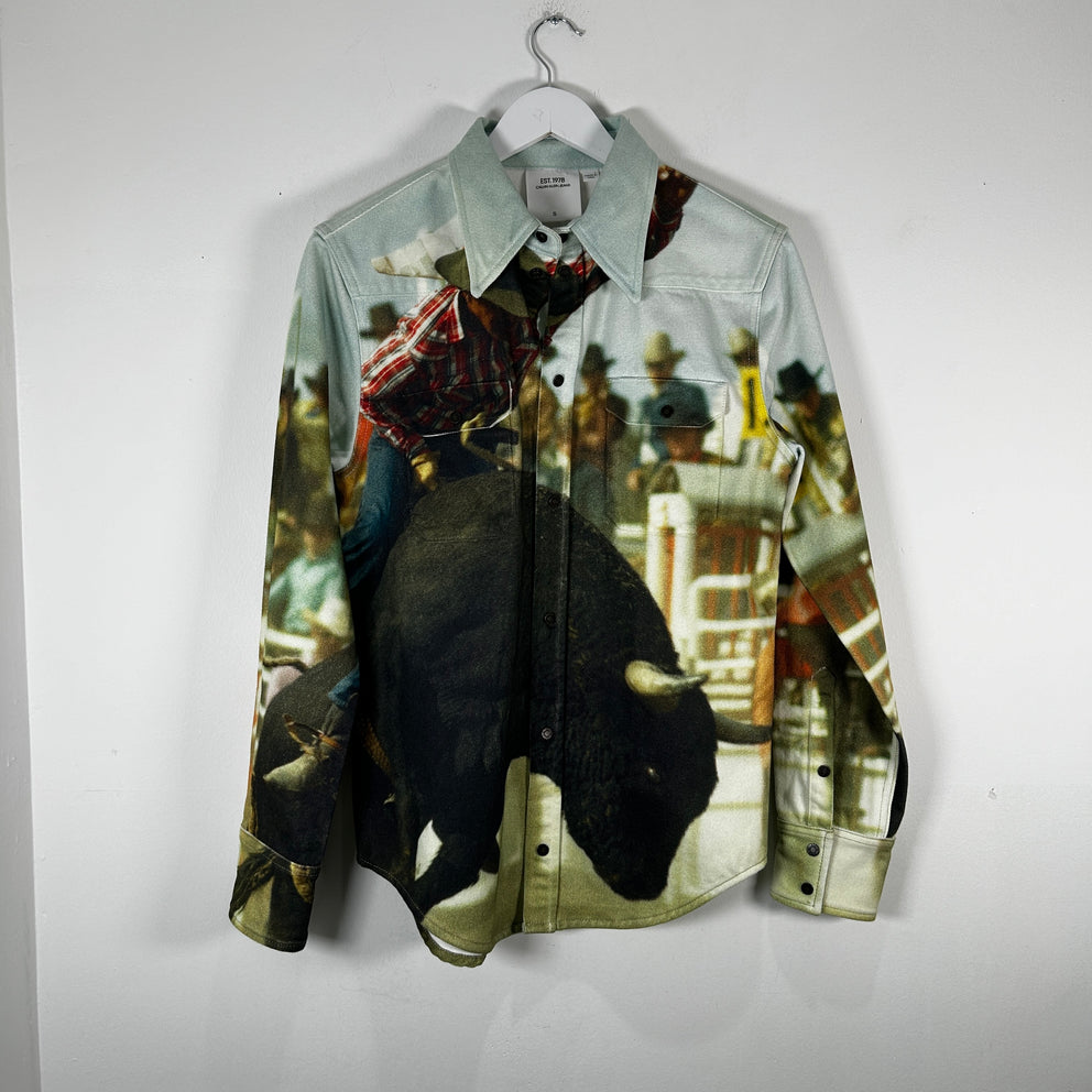 Calvin Klein x Raf Simons 'Bull' Western Denim Jacket Size S