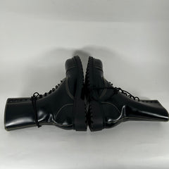 Balenciaga Contrast Stitch Combat Boot Size 13