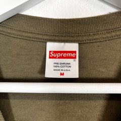 Supreme Olive Support Unit Tee Size M