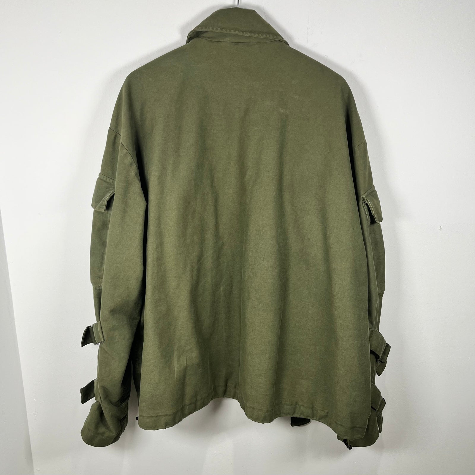Dries Van Noten Green Military Cargo Jacket Size L