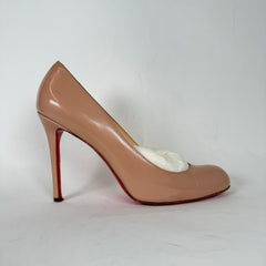 Chrisitian Louboutin Nude Simple Pump 100 Heels Size 38.5