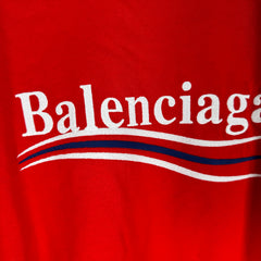 Balenciaga Campaign Red T-Shirts Size S