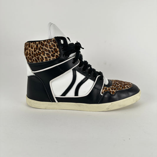 Celine Cheetah High Trainers Size 9