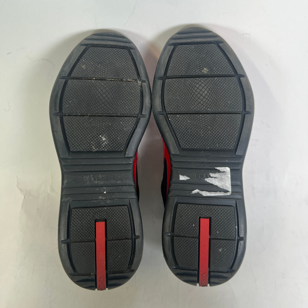 Prada Red/Black Patent Leather America Cups