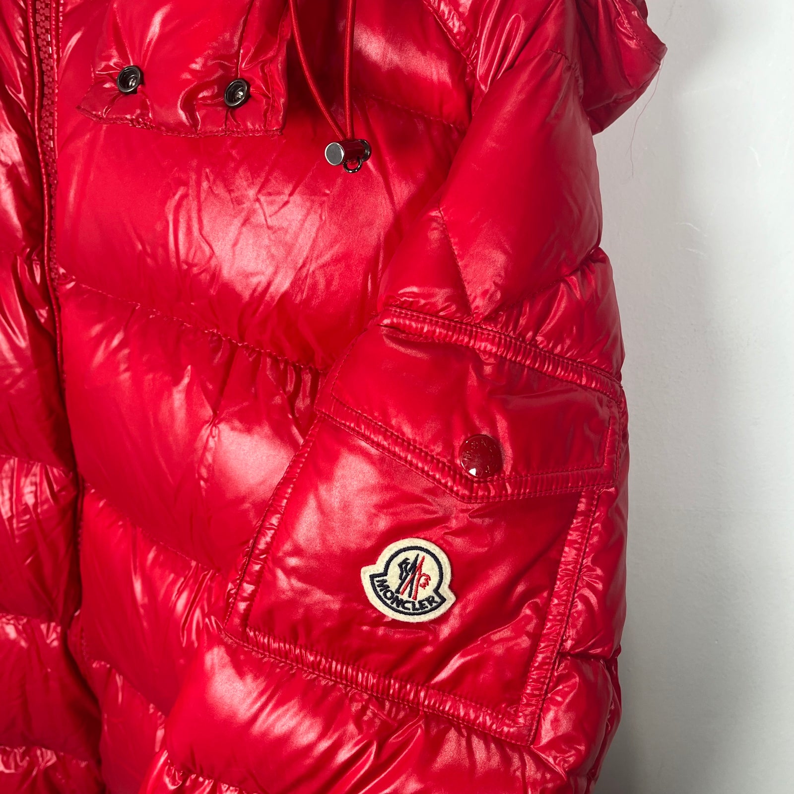 Moncler Maya Red Puffer Size 5