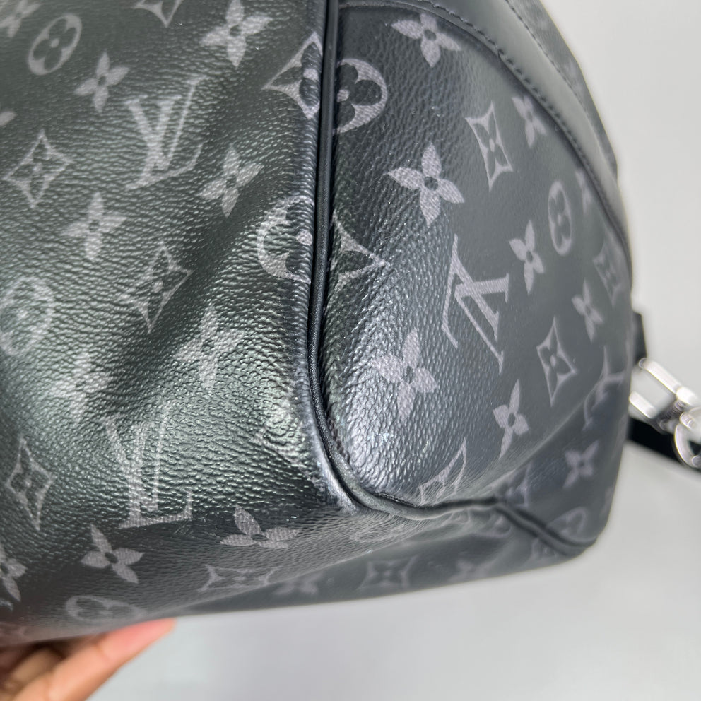 Louis Vuitton Eclipse Monogram Keepall Bandouliere 55