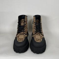 Gucci Combat Boots GG Supreme Size 11