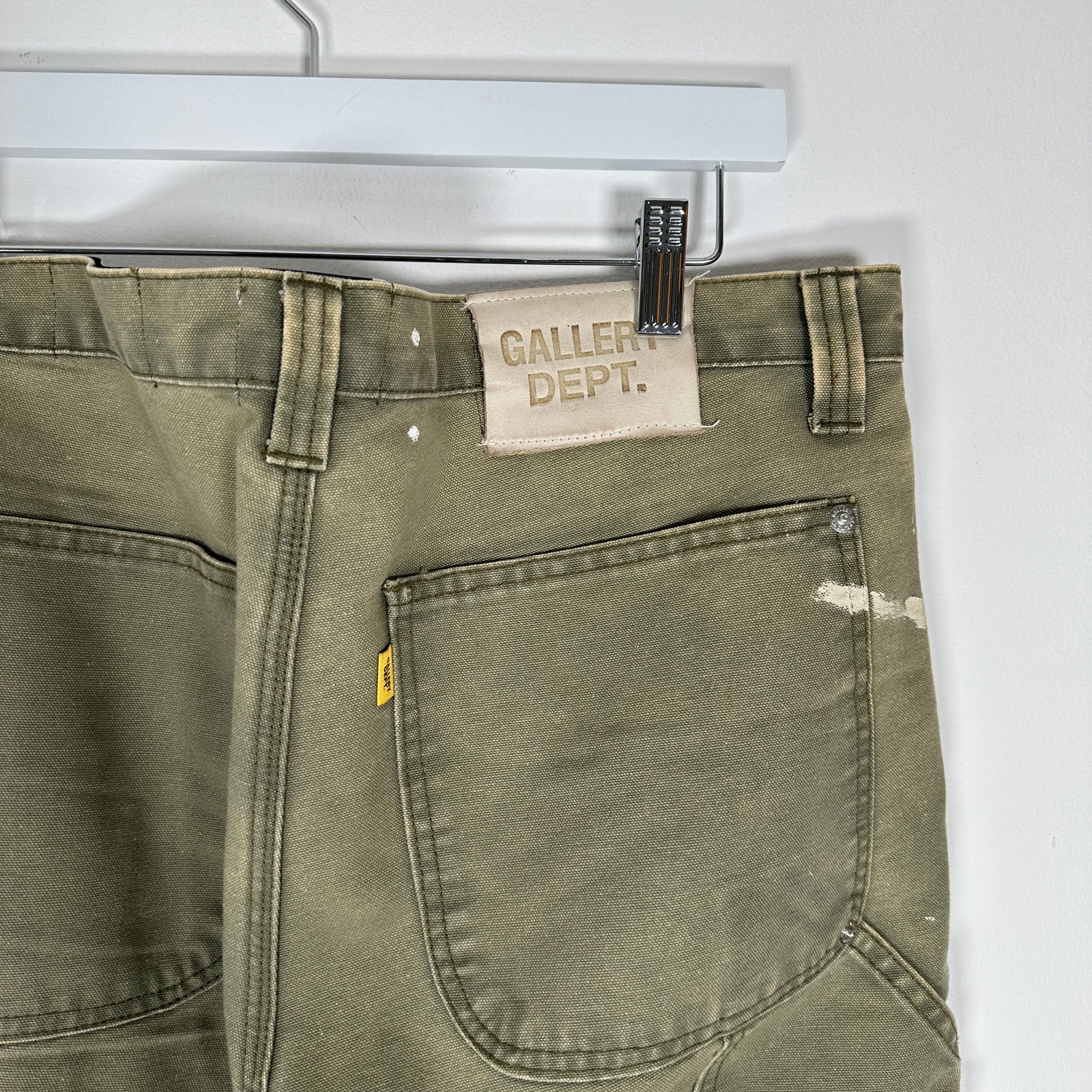 Gallery Dept. Green Flare Carpenters Size 36