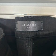 Amiri Black Plain Skinny Jeans Size 31