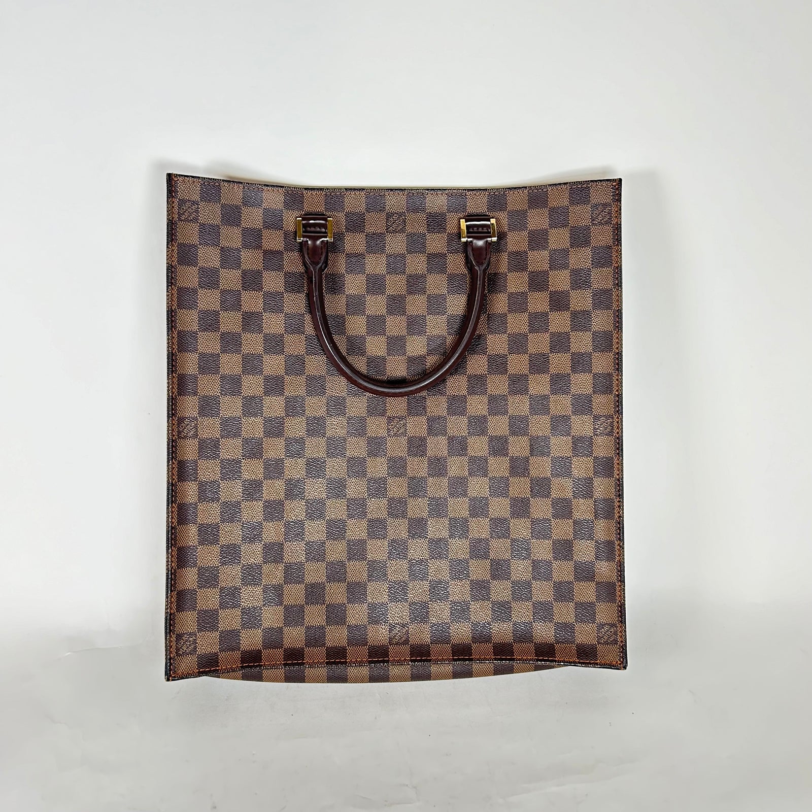 Louis Vuitton Damier Ebene Sac Plat Tote Bag