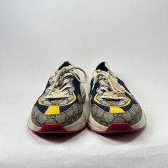 Gucci White Multicolor Rython Sneaker Size 9.5