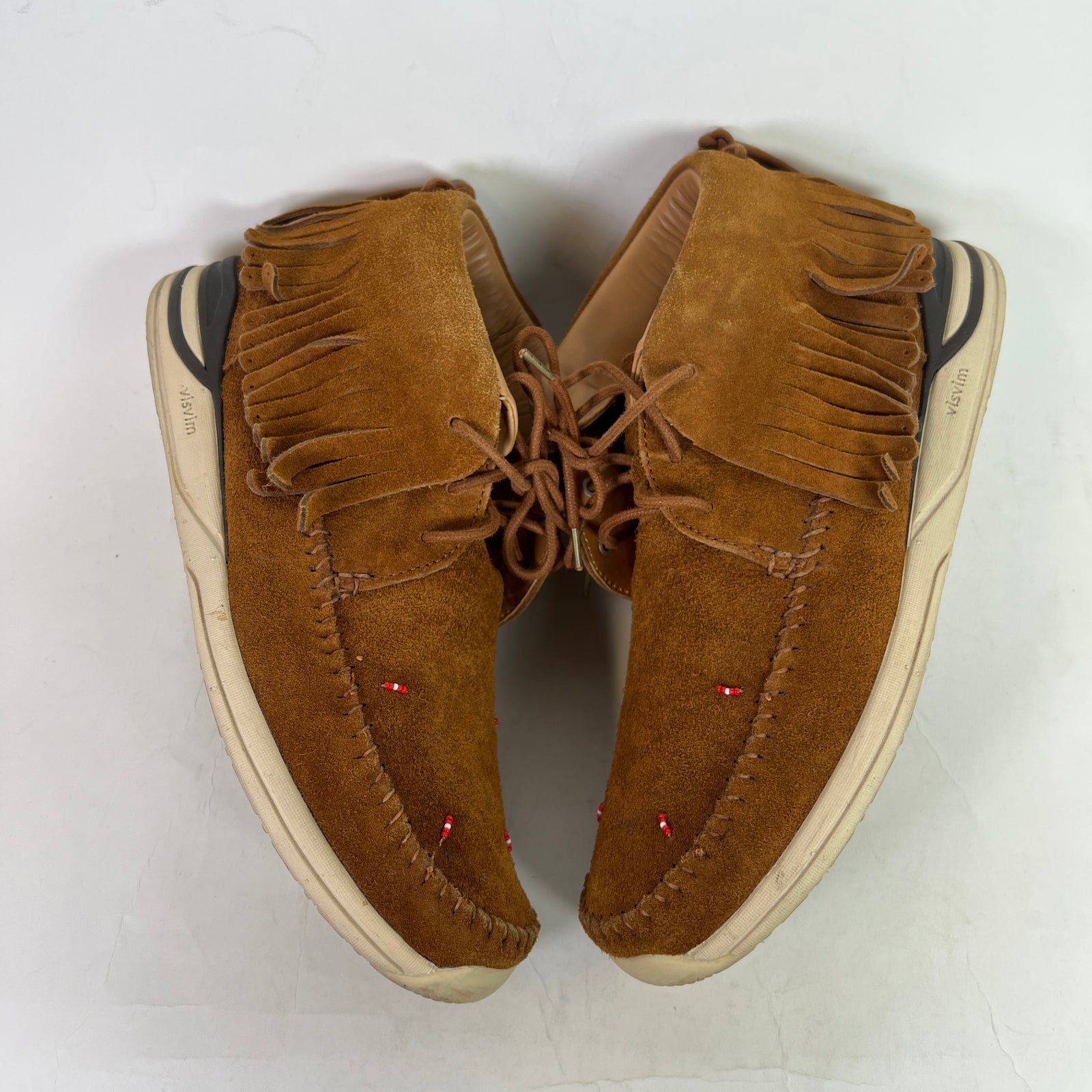 Visvim Brown FBT Shaman-Folk Size 10.5