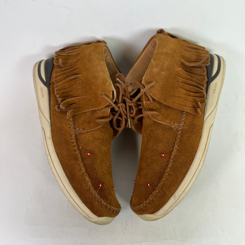 Visvim Brown FBT Shaman-Folk Size 10.5