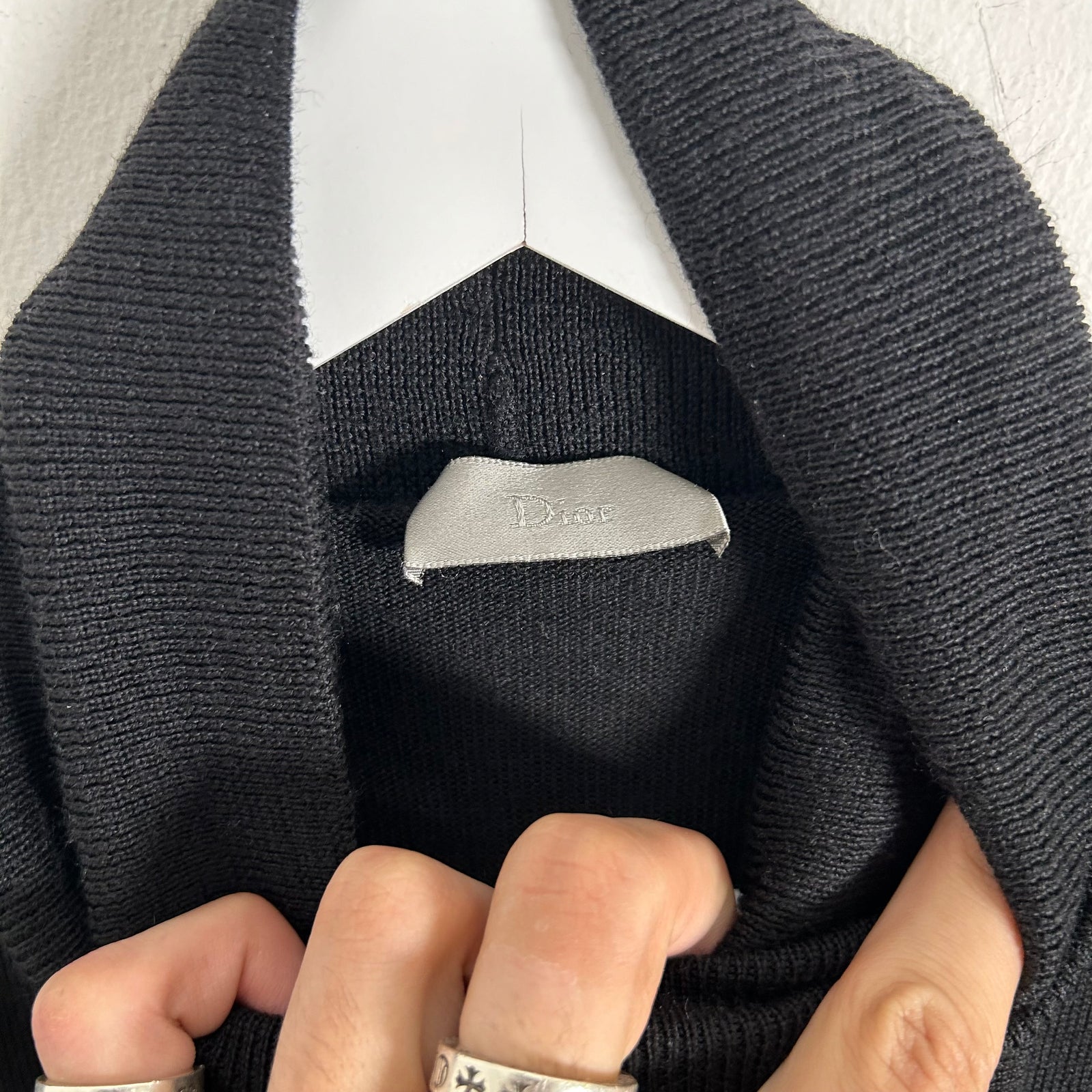 Dior Black FW03 Turtleneck Size S
