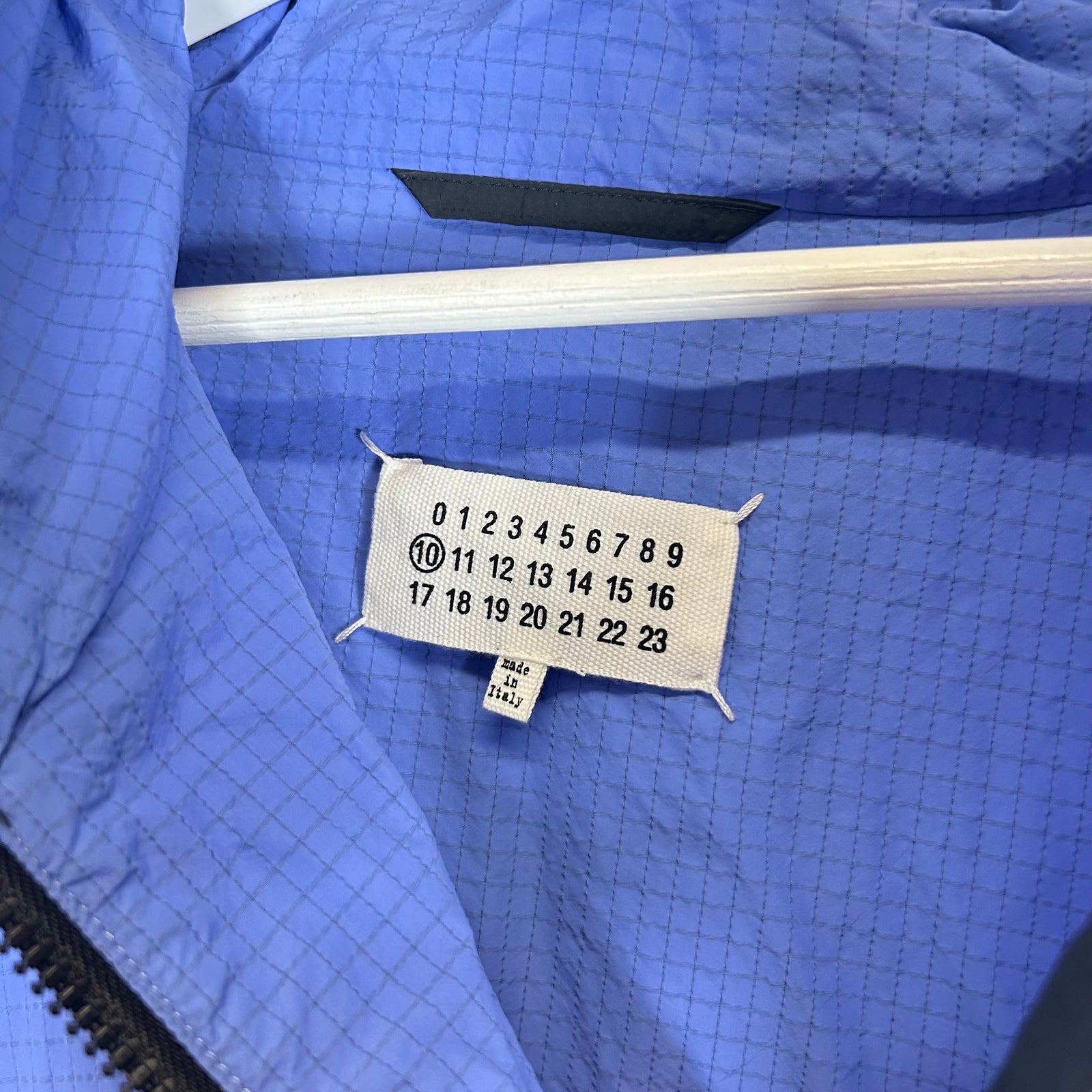 Maison Margiela Purple Nylon Ripstop Oversized Parka Size S