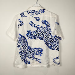 Rhude Leopard Print Silk Shirt Size S
