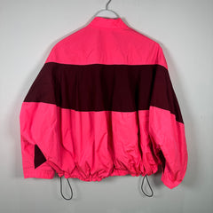 Dries Van Noten Neon Pink Cropped Windbreaker Size S