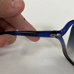 Gucci Blue Bug Eyed Glasses