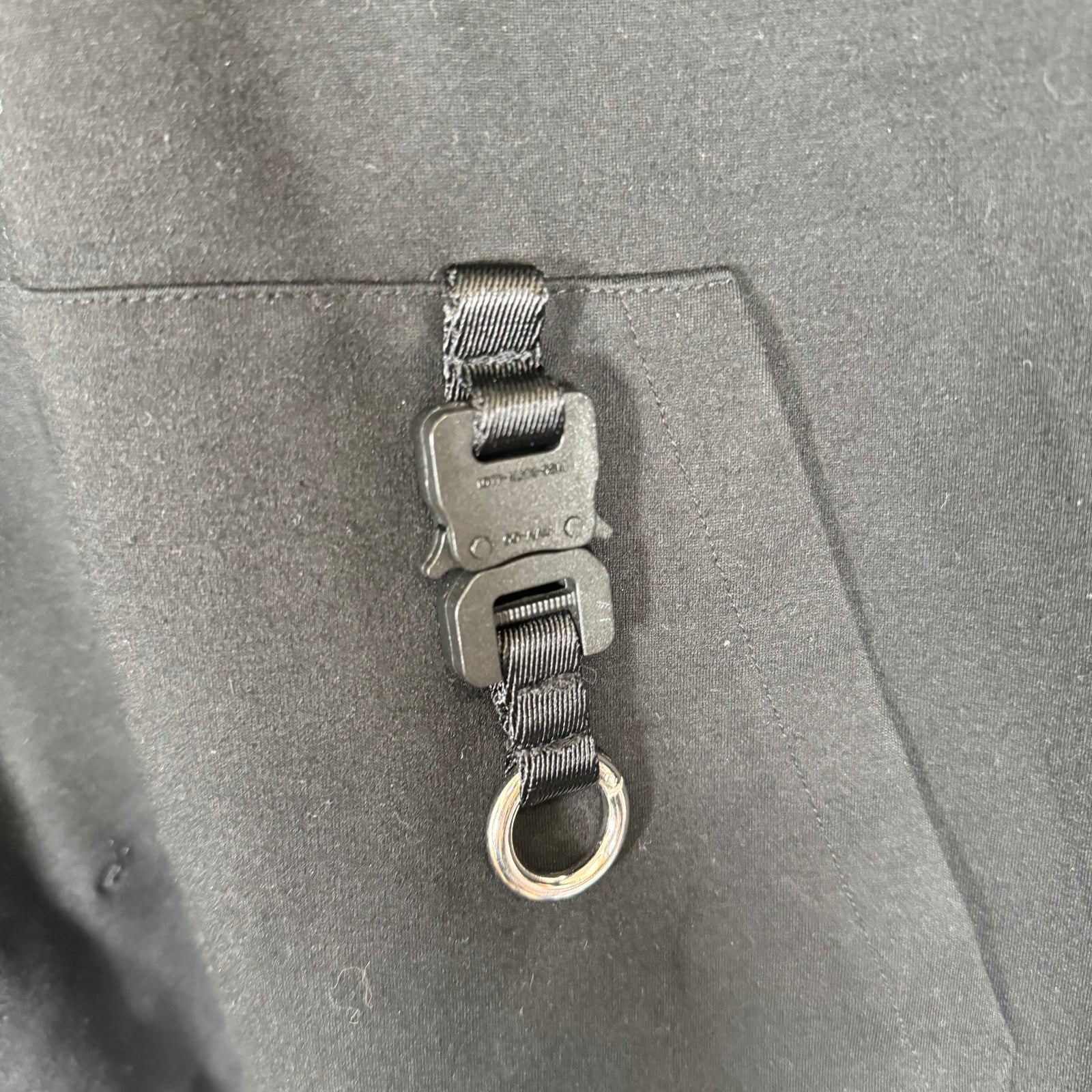 1017 Alyx Black Buckle Hoodie Size XL