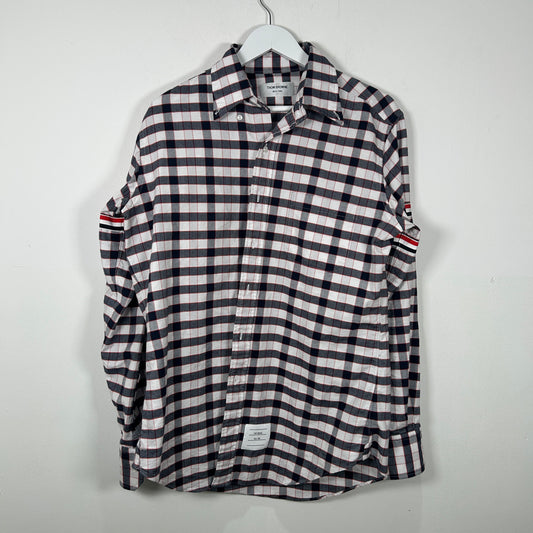 Thom Browne Plaid Shirt Size 4