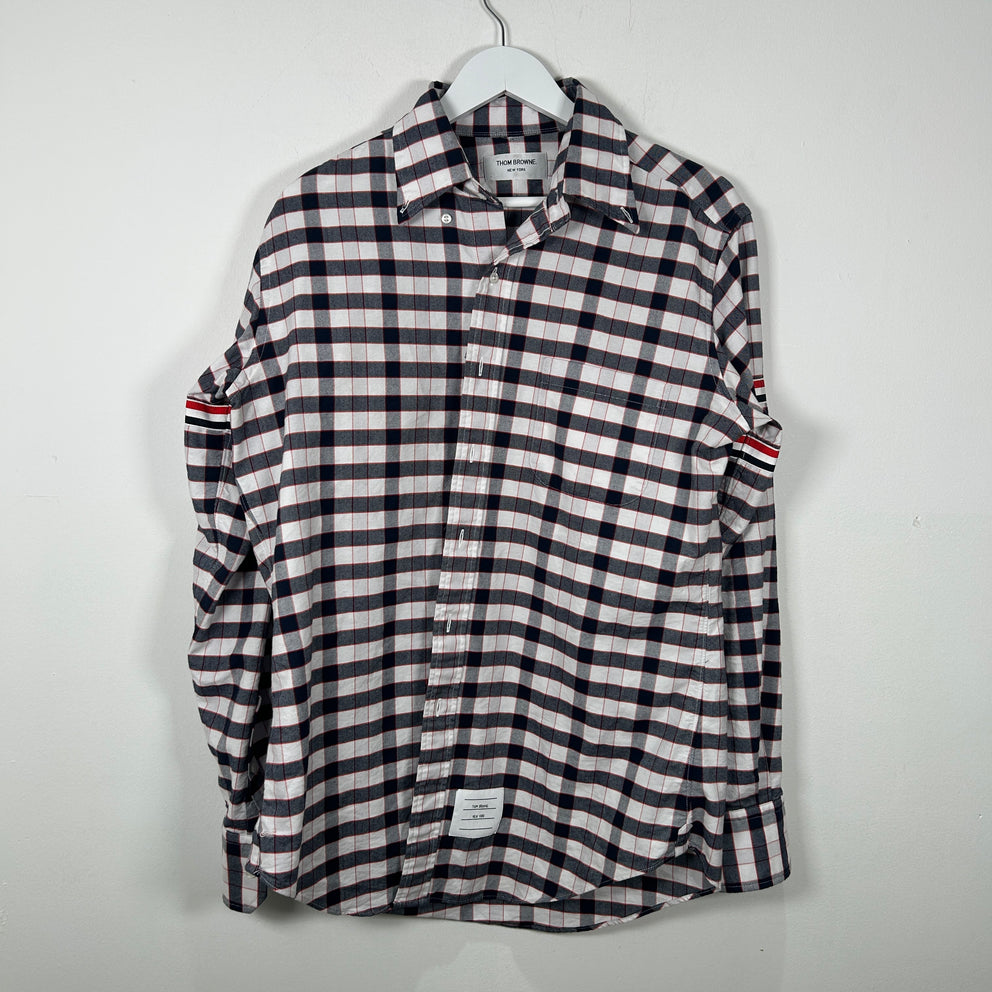 Thom Browne Plaid Shirt Size 4