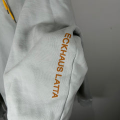 Eckhaus Latta Baby Blue Logo Hoodie Size S