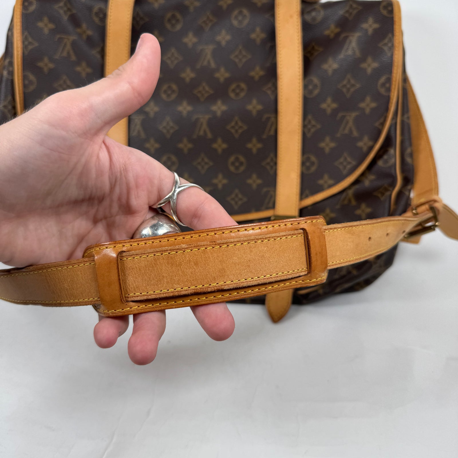 Louis Vuitton Vintage Monogram Saumur 43 Messenger Bag