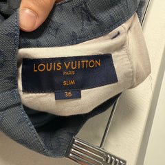 Louis Vuitton Blue Monogram Jeans Size 36