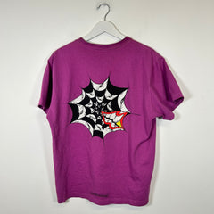 Chrome Hearts Purple Matty Boy Spider Web Tee Size XL