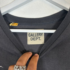 Gallery Dept Black "I Miss My Friends" T-shirt Size L