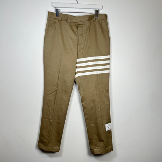 Thom Browne 4 Bar Khaki Pants Size 32