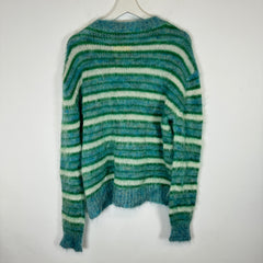Marni Teal/Green Mohair Knit Sweater Size M