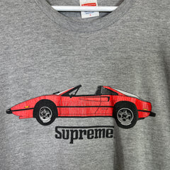 Supreme FW13 Grey Ferrari GT T-Shirt Size L