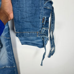 Amiri Blue Tactical Cargo Jeans Size 33
