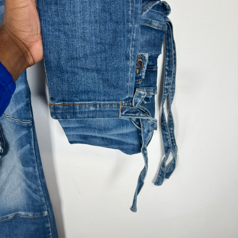 Amiri Blue Tactical Cargo Jeans Size 33