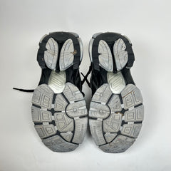 Balenciaga Black/Silver Mesh Runners Size 40
