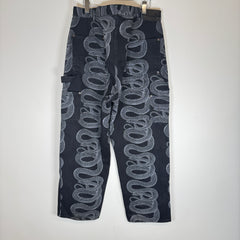 Supreme x Hysteric Glamour Black Carpenter Pants Size 36