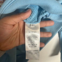 Gucci Blue Tiger Interlocking Crewneck Size L