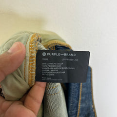 Purple Brand P002 Ripped Slim-Cut Jeans