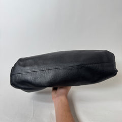 Bottega Veneta Black Calfskin Large Pouch Bag